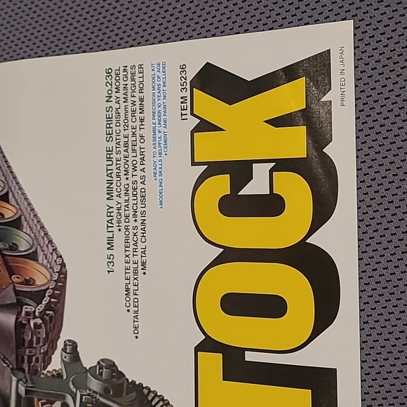 Tamiya Japan 90 Tank w/Mine Roller NOW IN STOCK Mini Poster 35236 - Picture 3 of 6